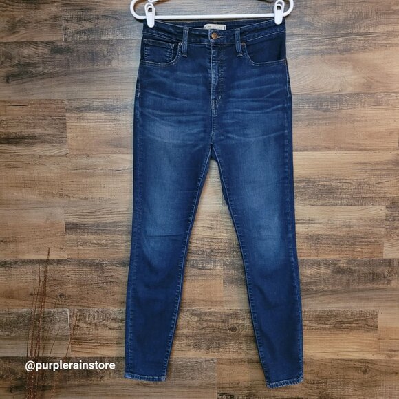 Madewell Jeans Size 28 Skinny Curvy High Rise Tummy Control Hayes Wash K4312 - Picture 1 of 13